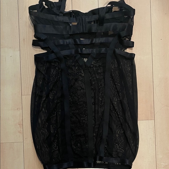 Torrid Black Lace Cutout Chemise - Picture 3 of 4